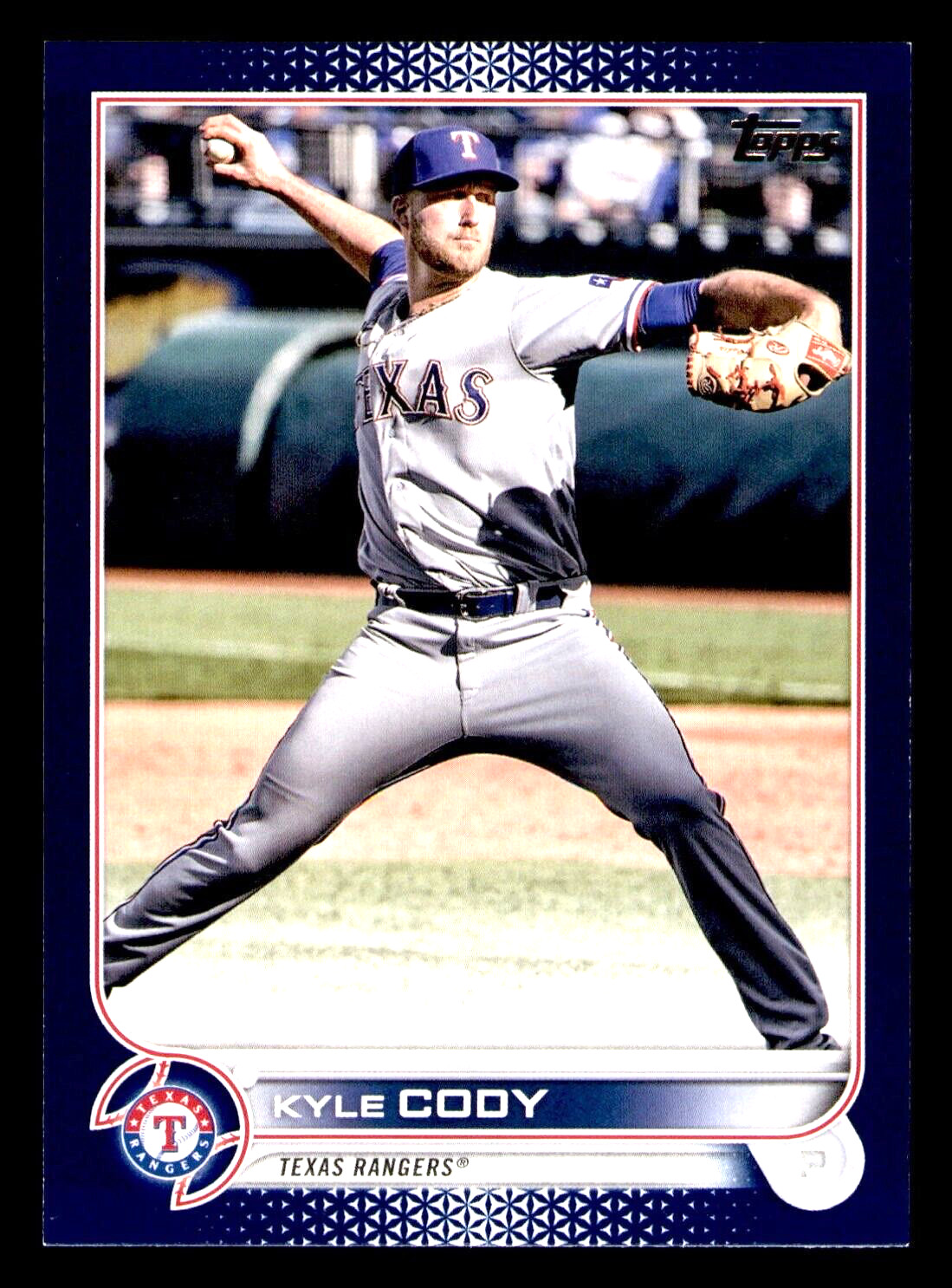2022 Topps Update Kyle Cody Royal Blue #US96 - Texas Rangers