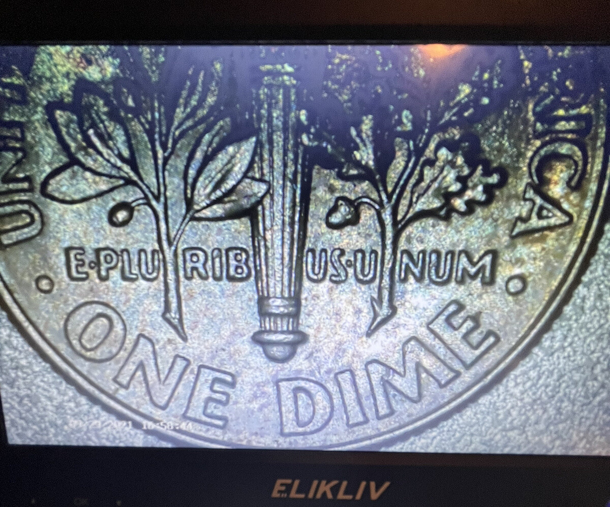 2018 D Truly Black Dime!! One Of A Kind!! | eBay