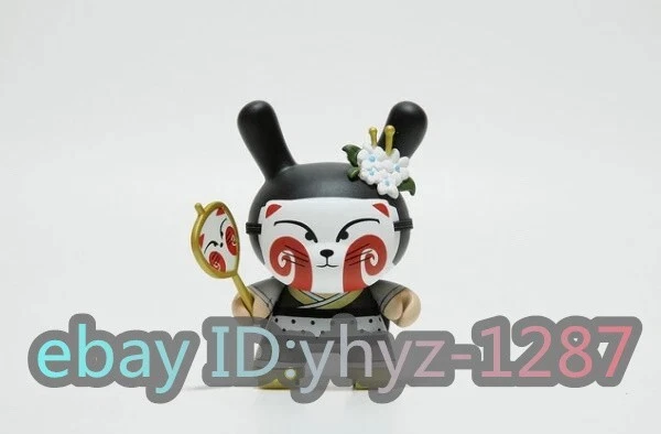 Kidrobot - Gold Life Dunny Huck Gee Samurai & Geisha Figura Vinilo Sofubi H7CM (3 pulgadas) Foto 3 de 4
