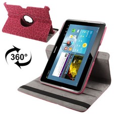 BOOK COVER IN PELLE PER SAMSUNG GALAXY TAB 2 10.1 P5110 5100 CUSTODIA ROSA DONNA