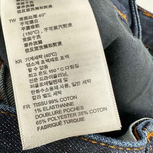 Sandro Paris Damen Jeans Größe 24 Dark Wash Skinny Button Fly - Bild 6 von 13