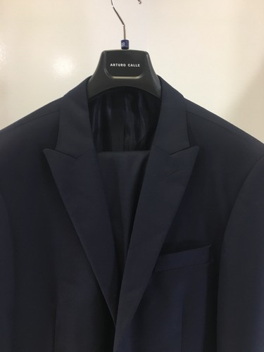 ARTURO CALLE MENS 2-PIECE CLASSIC WOOL SUIT (JACKET 44R/PANT 39W) NWT - Picture 2 of 12