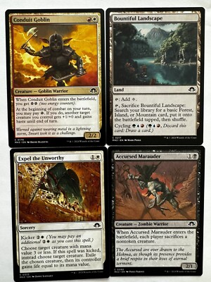 MTG Modern Horizons 3 Common Cards Lot (4 Cards) | Bountiful Landscape, Conduit