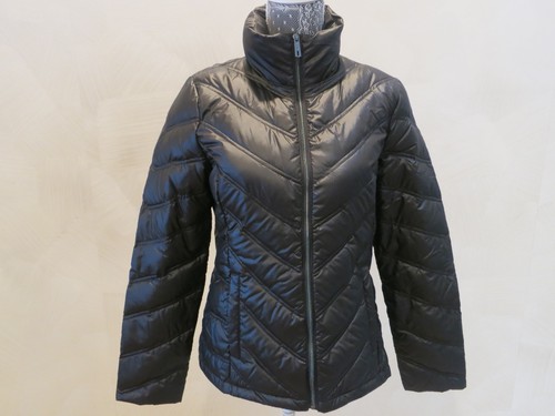 Down Packable Black Jacket Coat 