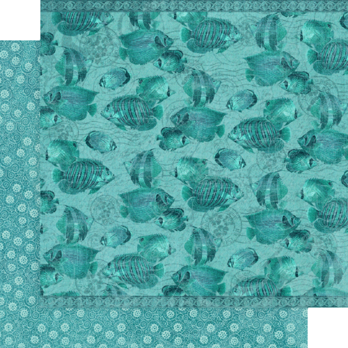 GRAPHIC 45 "TROPICAL TRAVELOGUE" 12X12 PAPER 12 PCS COMPLETE SET SCRAPJACK'S PL. - Picture 7 of 12