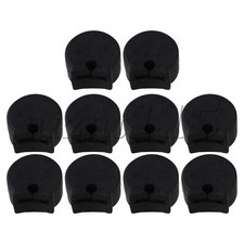 10 x Thumb Rest Cushion Rubber 17x16x10mm for Clarinet Oboe Black
