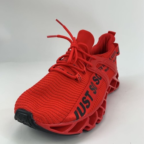 Mens Just So So Running Shoes Red Black 