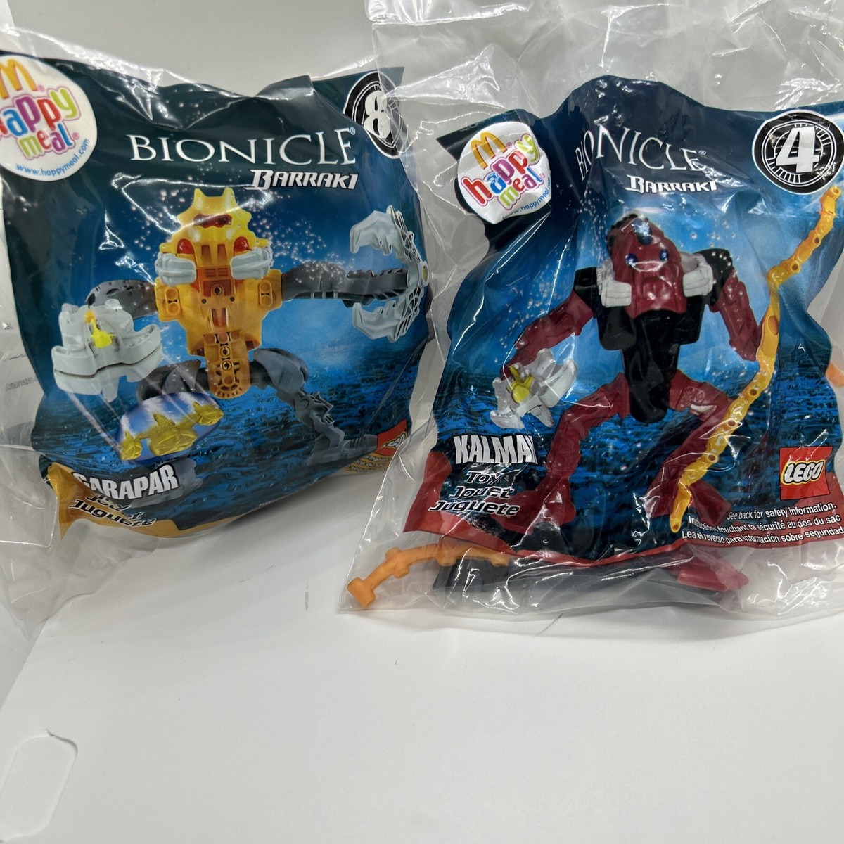 2007 LEGO Bionicle Barraki McDonalds Happy Meal Toy Kalmah #4