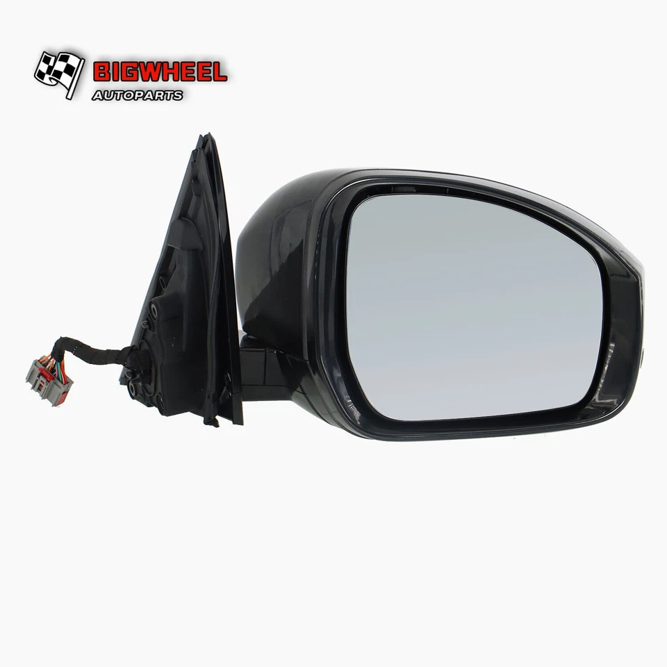 Passenger Right Side Mirror Black For 2014-2019 Land Rover Range Rover Sport Foto 2 de 4