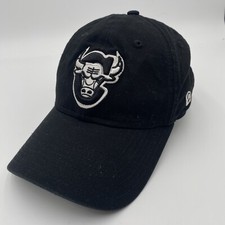 Chicago Bulls Hat New Era 9TWENTY Black Adjustable slouch Clean Up Old Logo VGC