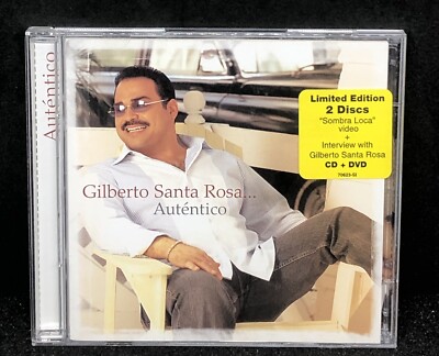 Gilberto Santa Rosa CD Gilberto Santa Rosa Autentico Limited Edition CD DVD Set