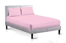 100% Egyptian Cotton Fitted Sheet 200 Thread Count Single Double King Super King