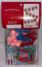 Wondershop CHRISTMAS COUNTDOWN Calendar 8 feet long Red MITTENS Advent