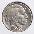 1937-P  5C Buffalo Nickel -  XF -  (actual coin pictured)