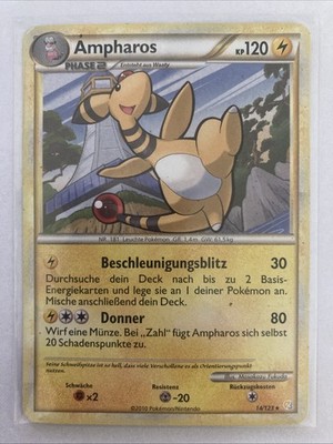 Pokémon Ampharos 14/123 - HeartGold & SoulSilver - Deutsch 2010
