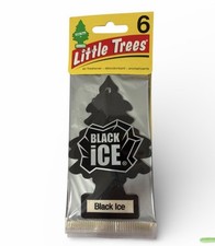 Little Trees 60155 Black Ice Hanging Air Freshener for Car  Home 6 Pack 