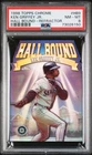 1998 Topps Chrome Hall Bound Ken Griffey Jr. Hall Bound-Refractor PSA 8 RARE!