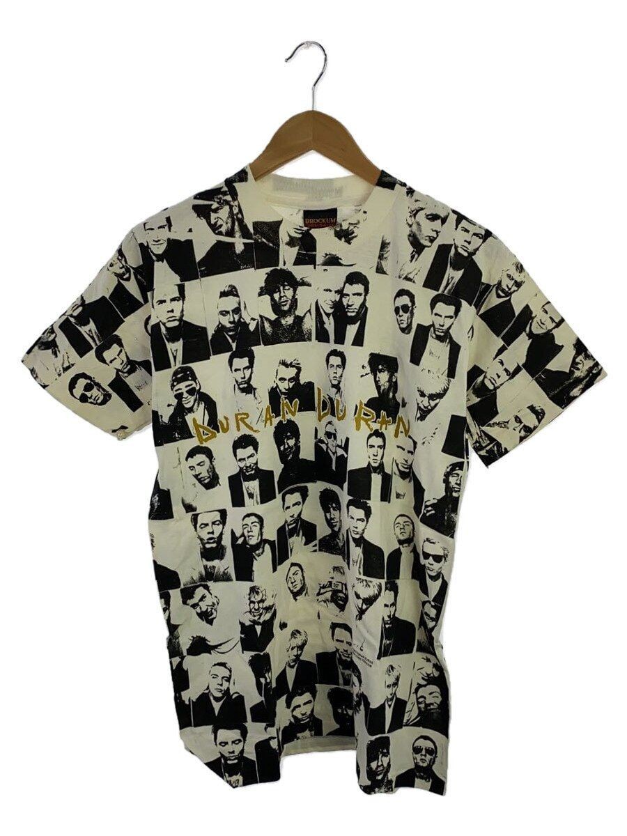 ALTRA T shirt altre marche Brockum L cotone bianco fantasia totale anni 90 DURAN usata