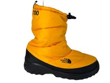 The North Face 700 Yellow Puffer Quilted Goose Down Winter Snow Boots Unisex 11