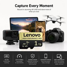 Lenovo High Endurance Pro Micro SD Card V60 U3 A2 128GB-2TB 4K TF
