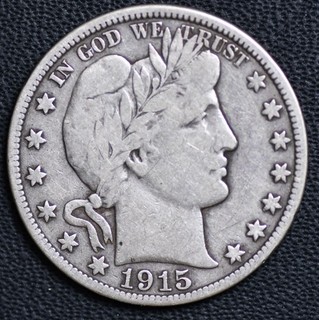 1915 Barber Half Dollar F