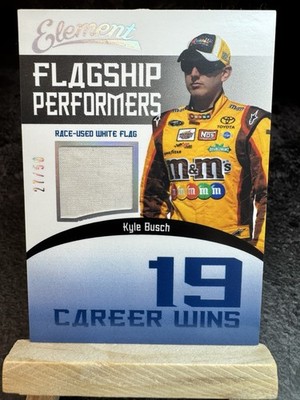 2010 KYLE BUSCH WHEELS FLAG SHIP PREFORMERS 27/50 ELEMENT FPW-KYB
