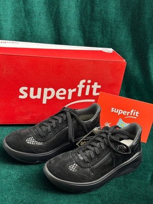 SUPERFIT Melody Gore-Tex Kids EU 35 Shoes Sneakers Zip Star Print Suede Trim