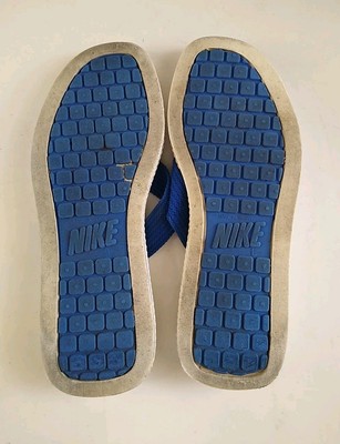 Vintage 80s NIKE Waffle Sole Sandals Thong Flip Flops Taiwan  display picture 1