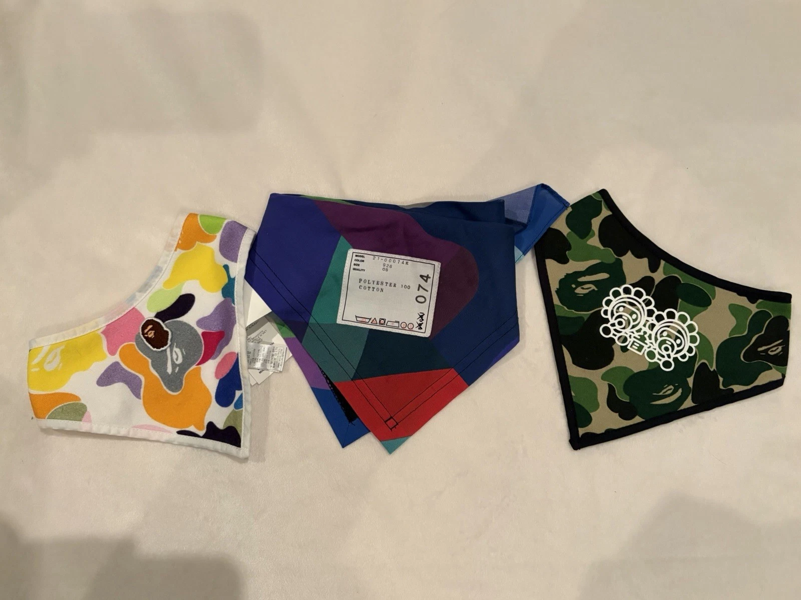 Hypebeast Baby Bibs | Sacai & Bape | Pre-loved
Opens in a new window or tab