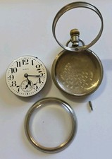 Antique 1920 ELGIN Model 13 Grade 466 16S 17J Pocket Watch Not Working 