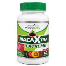 Natural capsules Maca root super food 60 caps energy balance body support