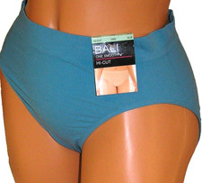 Panties Lingerie Bali One Smooth U Blueish Green Hi Cut  Sz 8 XL Adult Gift