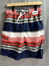 00526 NWT KANU SURF BOY S SIZE XL 18/20 NAVY/RED OPTIC SWIM TRUNKS SHORTS