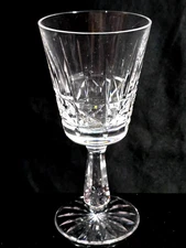 WATERFORD CRYSTAL 6" Claret Wine Stem 6oz KYLEMORE Pattern Blown Glass - Single