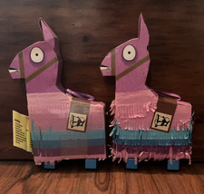 2x Fortnite Loot Llama Animal Pi ata UNOPENED Pink Purple Blue Toys Inside