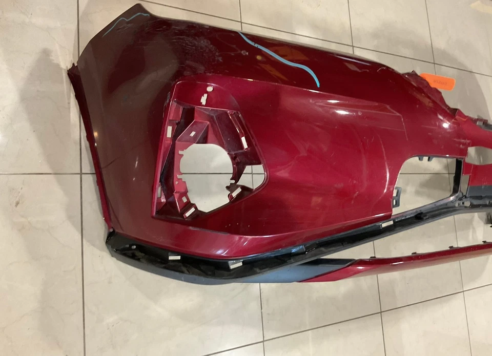 Front Bumper Cover Red 2019 2020 2021 2022 Nissan Murano S SL SV 62022+9UF0H OEM - Image 4 of 4