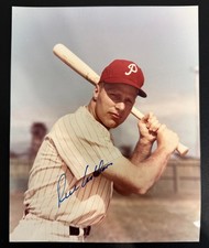 RICHIE ASHBURN Autographed Signed 8x10 Photo Phillies Baseball HOF Died 1997