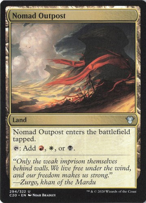 #ad Nomad Outpost U Commander 2020 294 NM $1.89