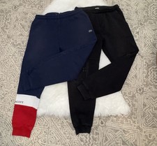 A Lot X2 LACOSTE , ZARZ Boys Sweatpants Size 14 J Blue Black