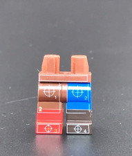 LEGO Brown Printer Alignment Test Minifigure Prototype 2 Legs New