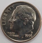 1996-D Roosevelt Dime BU Uncirculated
