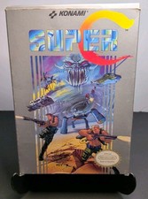 1990 Nintendo SUPER C CONTRA, NES-UE-USA, Konami, Manual  Box, TESTED 