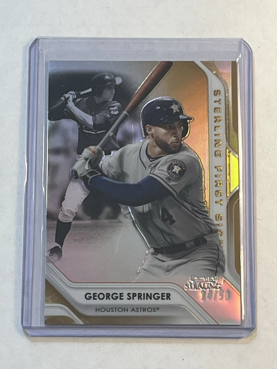 George Springer Baseball Serial Numbered Sports Trading Cards
