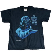 Vintage 1996 Star Wars Darth Vader The Empire Wants you Youth Short Size Large