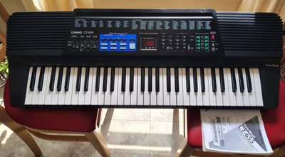 RARE CASIO 61-key Keyboard Synthesizer Memory & Tone Editor CT-655
