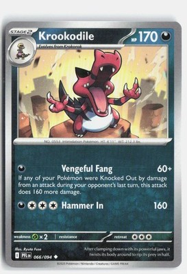 Krookodile 066/094 Phantasmal Flames Uncommon Pokemon NM | eBay