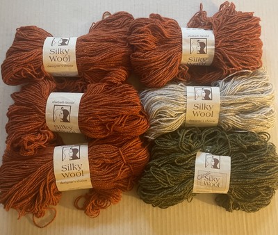 Elsebeth Silky Wool Designer s Choice 6 Skeins 45% Wool 35% Silk 20% Nylon 50g