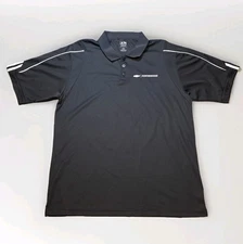 Chevy Performance Golf Polo Shirt Mens XL Adidas Climalite Blk Chevrolet Tennis