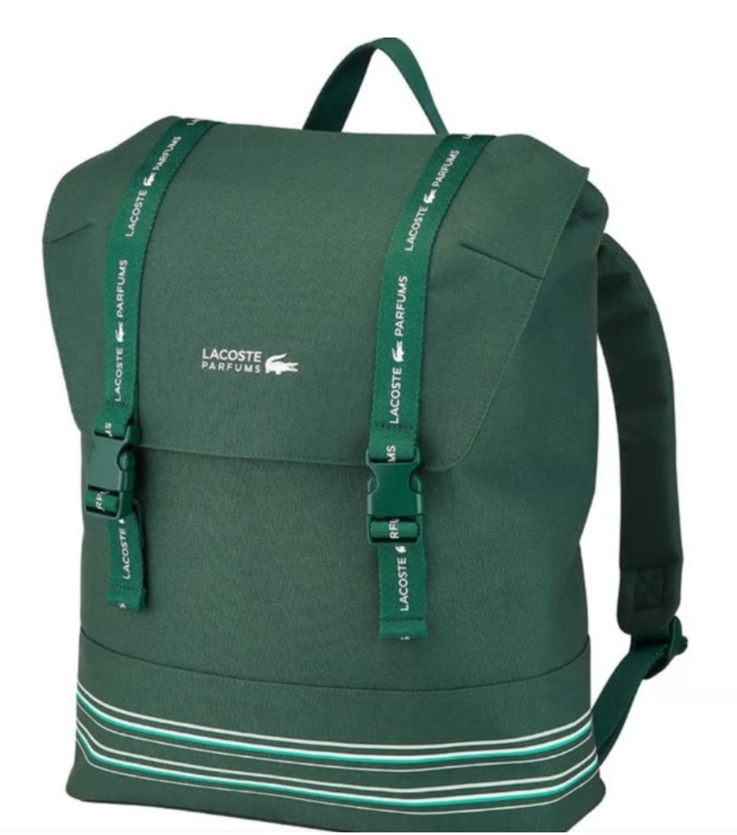 BN Lacoste Polyester Backpack Green in original packing | eBay