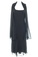 ZERO A-Linien Kleid Damen Kleid Gr. DE 38 schwarz Elegant